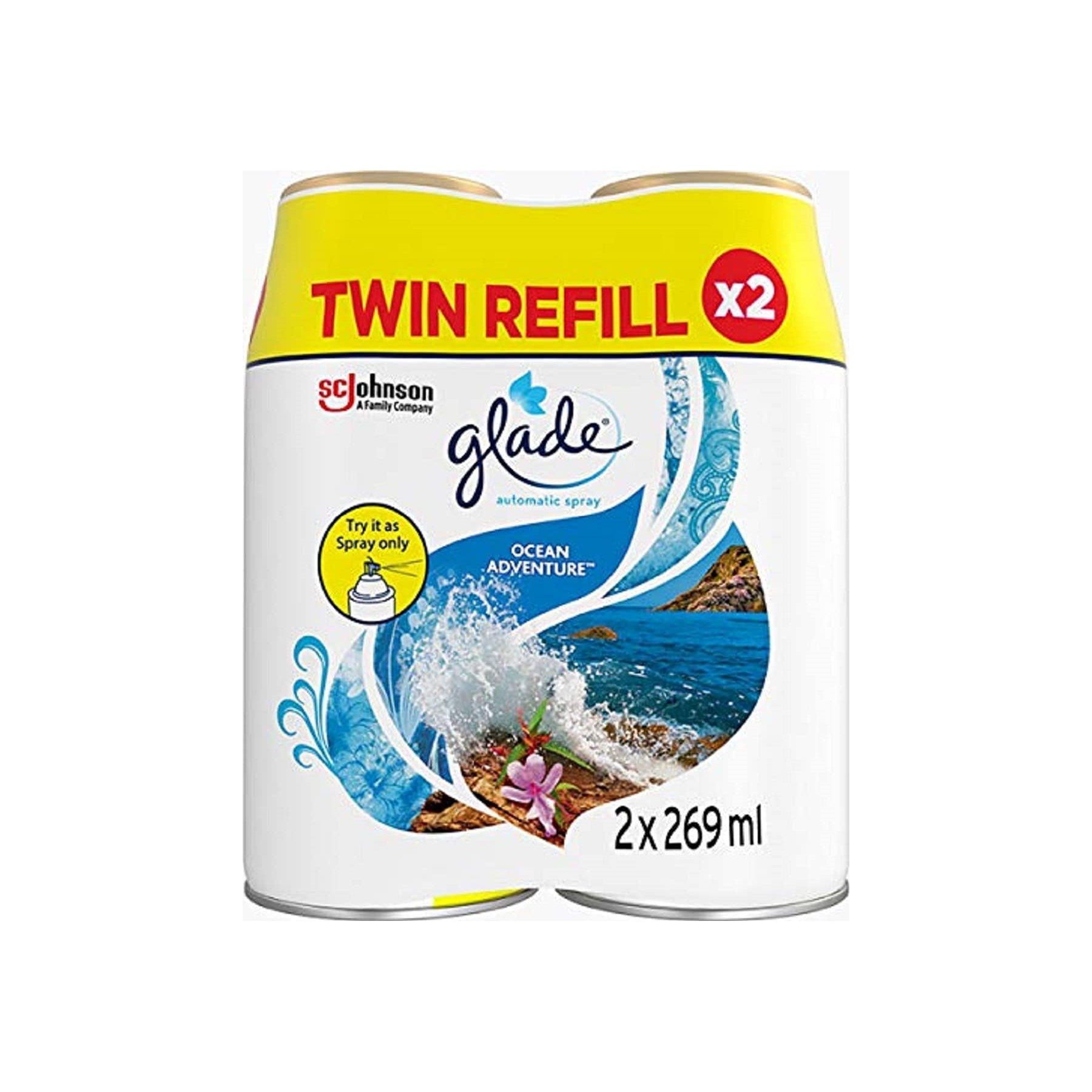 Glade Auto Spray Twin Refill 269ml Ocean - HJA Store