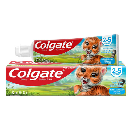 Colgate Toothpaste 50ml Toddler 2-5 yrs Bubble