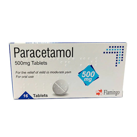 Flamingo Paracetamol Tablets 500mg 16's