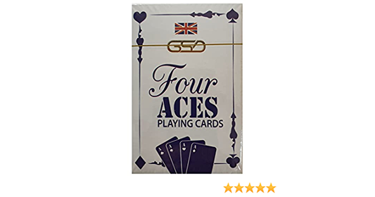 GSD Four Aces Playing Cards Plastic Coated