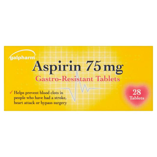 Galpharm Aspirin 75mg Tablets 28's