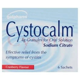 Galpharm Cystocalm Sodium Citrate 6 Sachets