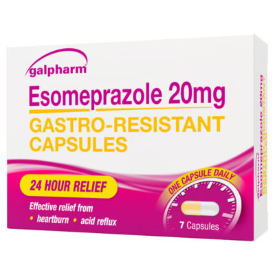 Galpharm Esomeprazole Gastro Resistant Capsules 7's