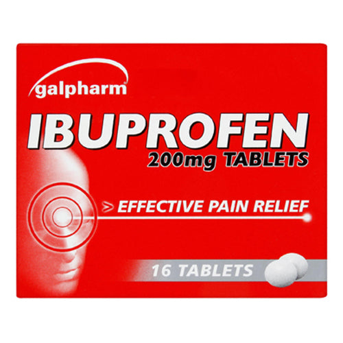Galpharm Ibuprofen 200mg Tablets 16's