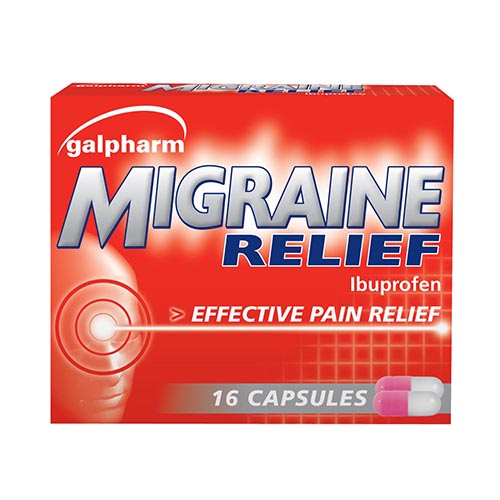 Galpharm Ibuprofen Migraine Relief Capsules 16's
