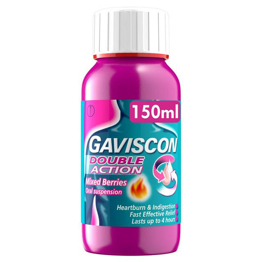 Gaviscon Double Action 150ml Mixed Berries