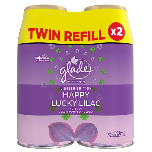 Glade Auto Spray Twin Refill 269ml Lucky Lilac