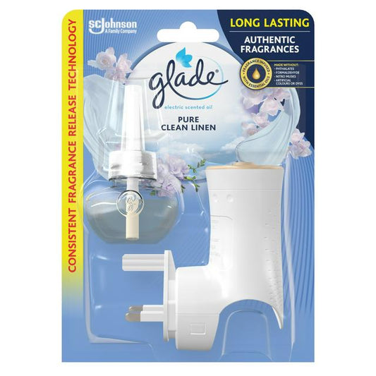 Glade Plug In Holder 20ml Clean Linen
