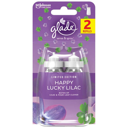Glade Sense & Spray Refill 18ml Twin Lucky Lilac