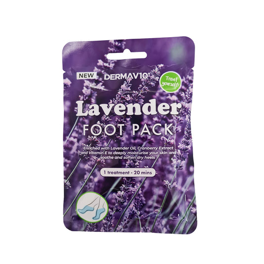 Healthpoint Derma V10 Moisturising Foot Pack Lavender