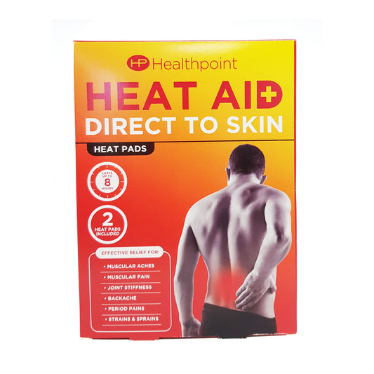 Healthpoint Heat Aid Direct to Skin Heat Pads (2 Pads)8 Hour
