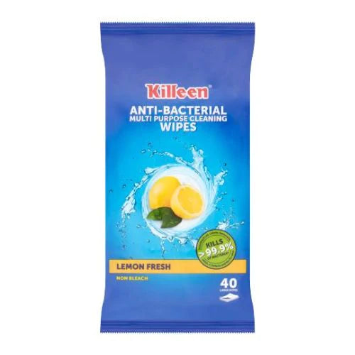 Killeen Lemon Fresh Antibac Wipes 40's