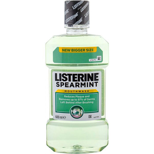 Listerine Mouthwash 600ml Spearmint