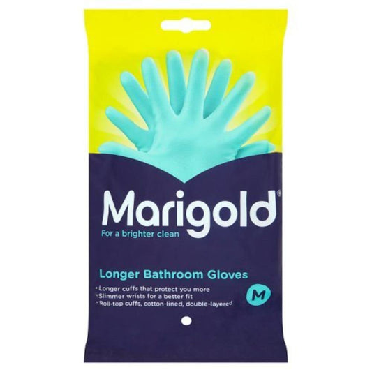 Marigold Longer Bathroom Gloves Medium