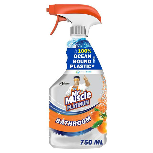 Mr Muscle 750ml Platinum Bathroom Spray