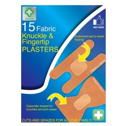 A & E Knuckle & Fingertip Plasters 15's