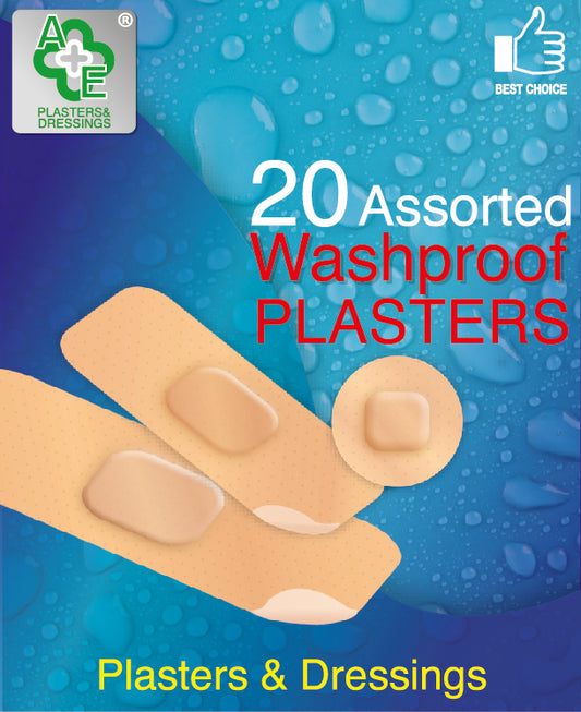 A & E Plasters Washproof 20's