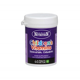 Basic Nutrition Childrens Vitamins A,C&D Chewable 60's