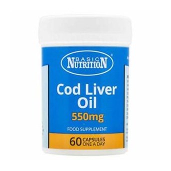 Basic Nutrition Cod Liver Oil 550mg 60's