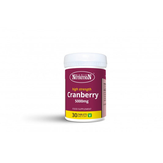 Basic Nutrition Cranberry 5000mg 30's