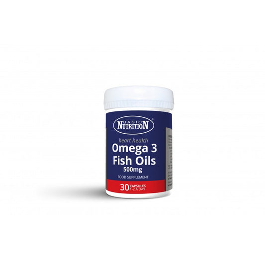 Basic Nutrition Omega 3 Fish Oil 500mg 30's
