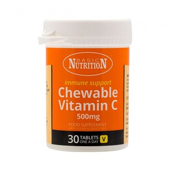 Basic Nutrition Chewable Vitamin C 500mg 30's