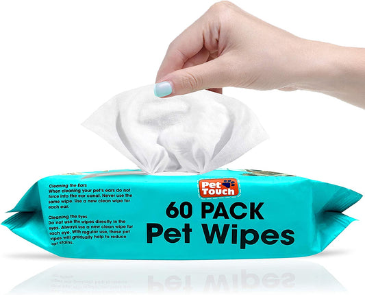 Pet Touch Pet Wipes (60 Pack)