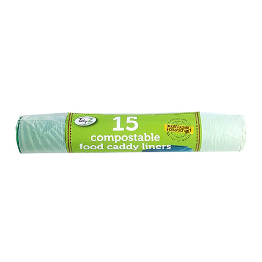 TidyZ Compostable Food Waste Bags 15's (10 Litre)